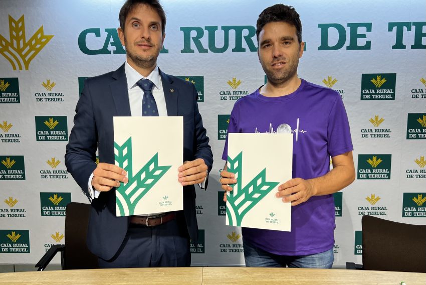 Caja Rural de Teruel renueva su patrocinio al Club de Atletismo La Salle