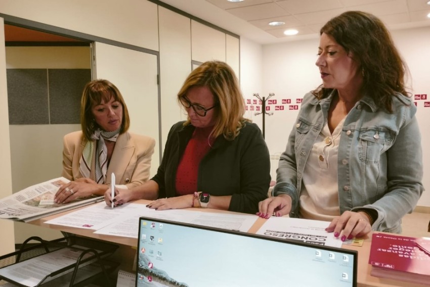 Mayte Pérez presenta su candidatura para encabezar la delegación turolense en el Congreso Federal del Partido Socialista