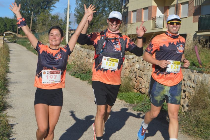 Montalbán se viste de corto para la Ruta de las Hojas Muertas