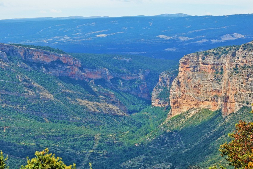 Ruta lineal PR-TE:  un recorrido desde Montoro a Pitarque  por un paisaje abrumador