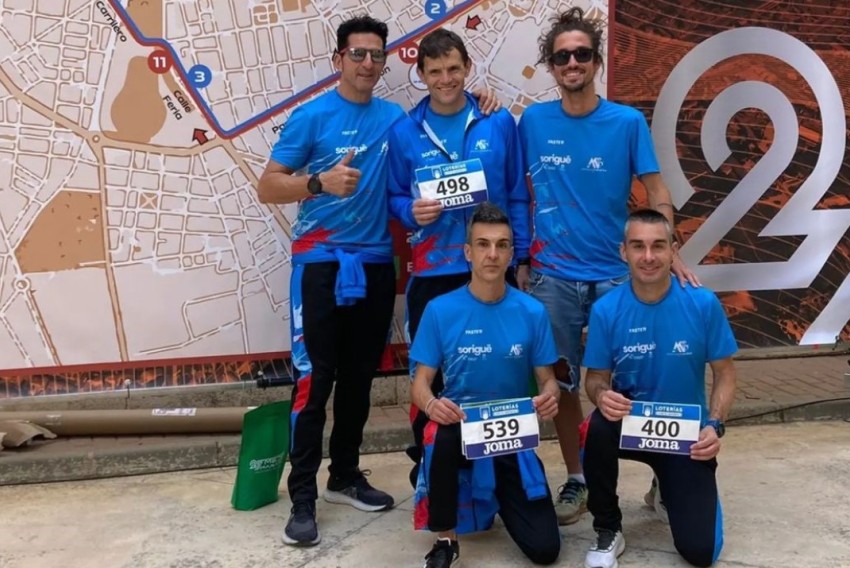 Presencia de la Atlética Turolense en la Copa de España de Media Maratón master