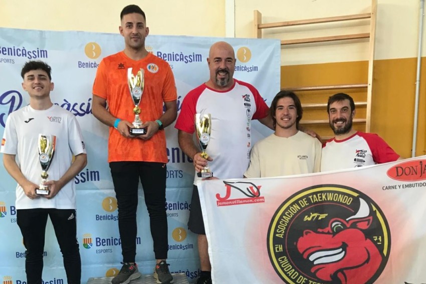 Oros para Cabral y Ciudad de Teruel en el Open de Benicassim de Taekwondo