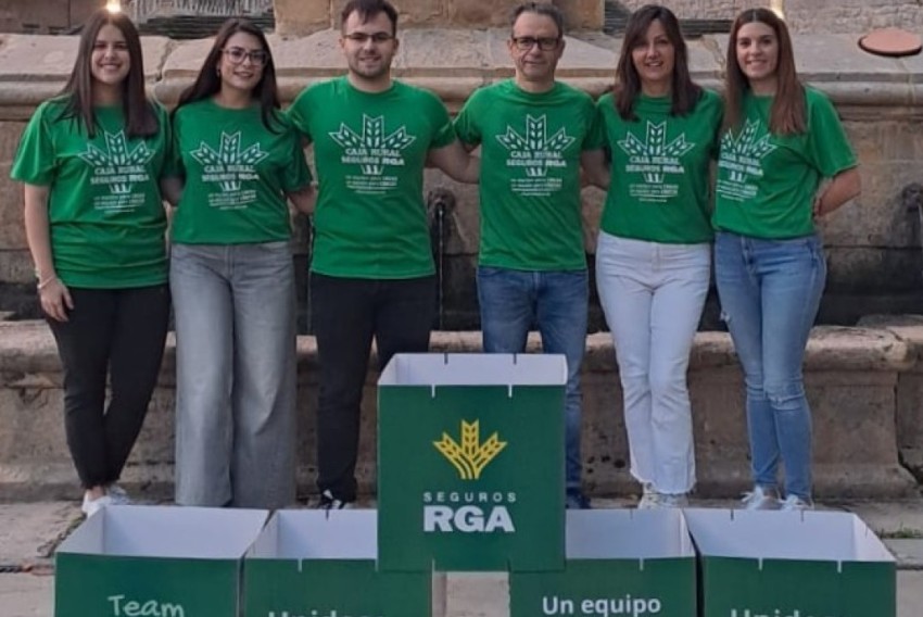 Caja Rural de Teruel y el resto de entidades del Grupo Caja Rural  celebran el Día Solidario en beneficio del derecho a la alimentación