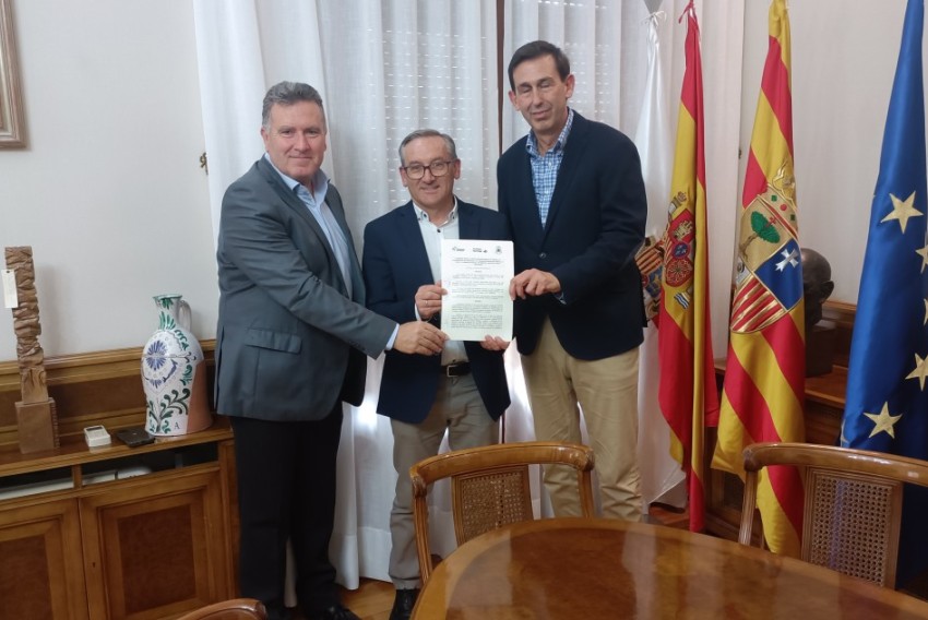 La DPT y el Arzobispado de Zaragoza renuevan su compromiso para la restauración de iglesias en el Bajo Aragón