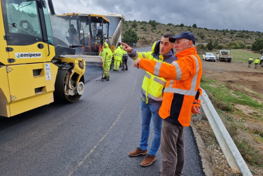 Las obras de la A-2520 en Javalambre concluirán a finales de año