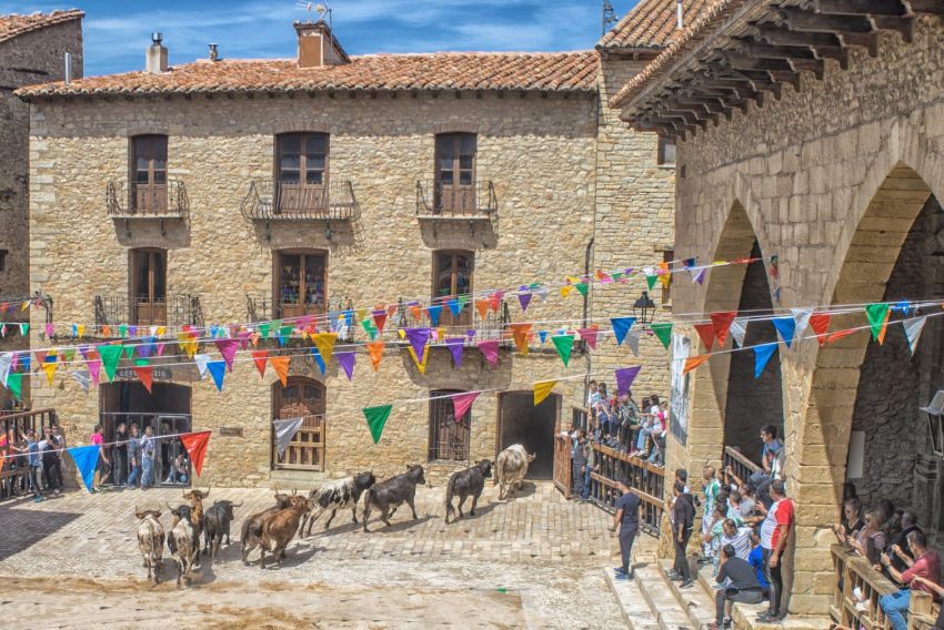 Un 46% de los pueblos de Teruel celebra festejos con los toros como protagonistas