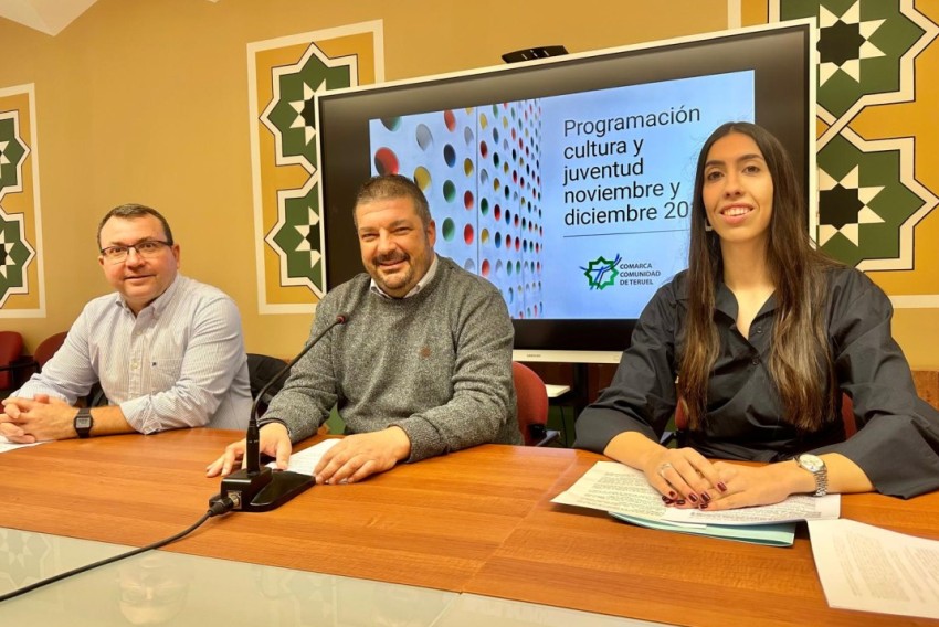 La Comarca Comunidad de Teruel presenta sus actividades para fomentar la cultura y el desarrollo juvenil