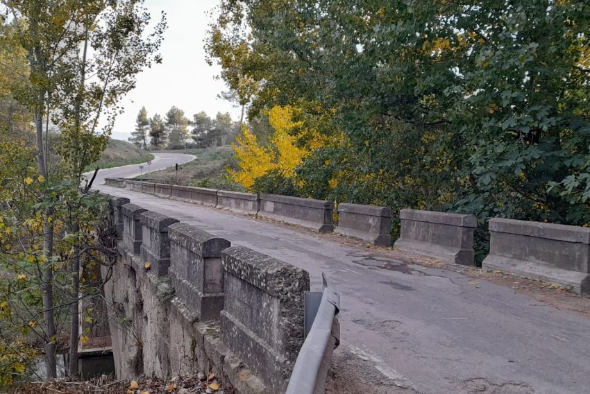 Comienzan las obras de ampliación  del puente de Lledó sobre el río Algars