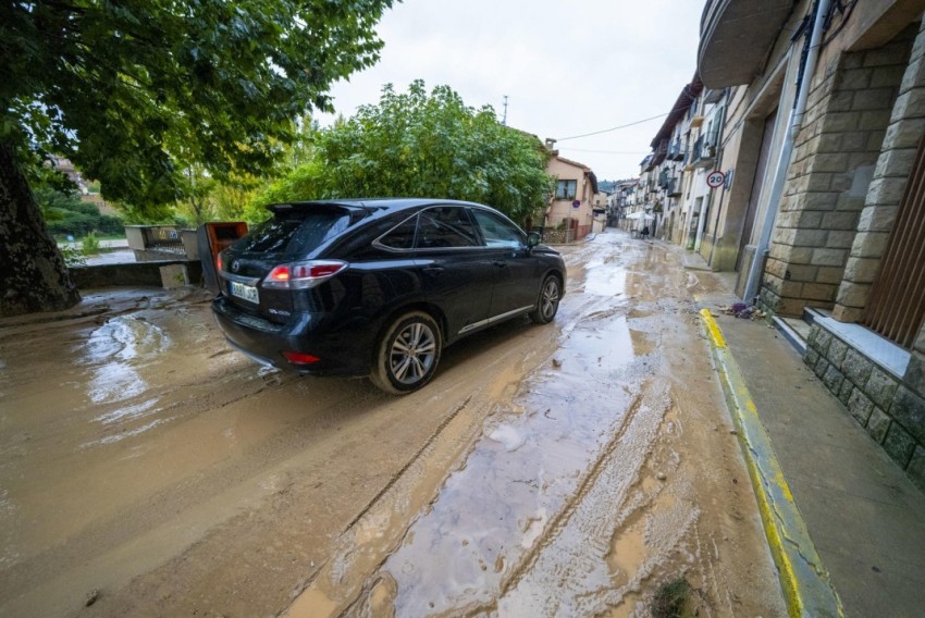 El alcalde de Valderrobres confía en que la riada 