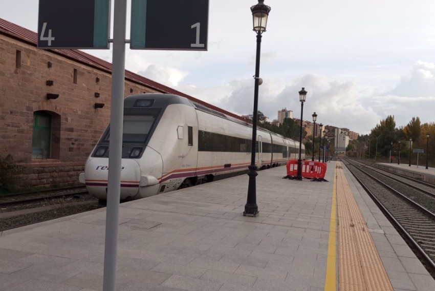 El servicio de trenes entre Zaragoza y Teruel se reanuda este viernes 1 de noviembre