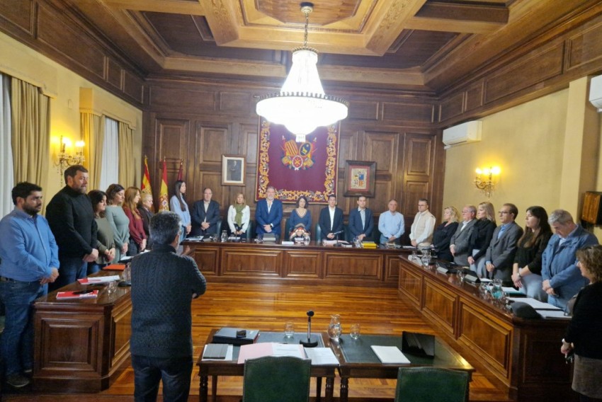 El pleno del Ayuntamiento de Teruel aprueba una declaración institucional en la que muestra la solidaridad con las víctimas por la dana