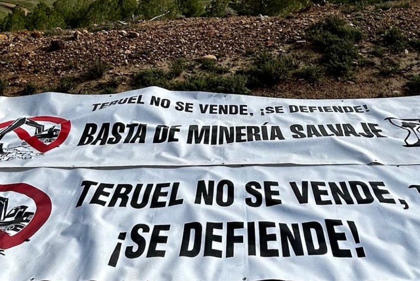 Vecinos y colectivos denuncian el impacto de las explotaciones mineras en torno a Estercuel