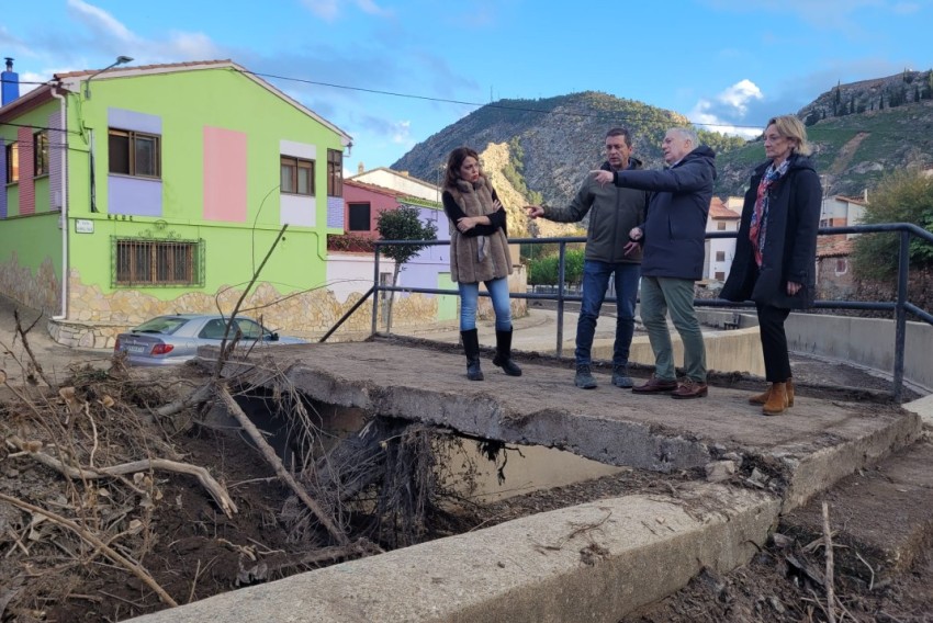 El Gobierno de Aragón firmará un convenio con Montalbán para adelantar las ayudas por los daños de la dana, cuantificados en 3,4 millones