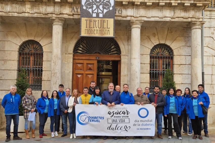 El Ayuntamiento de Teruel se suma a los actos conmemorativos del Día de la Diabetes