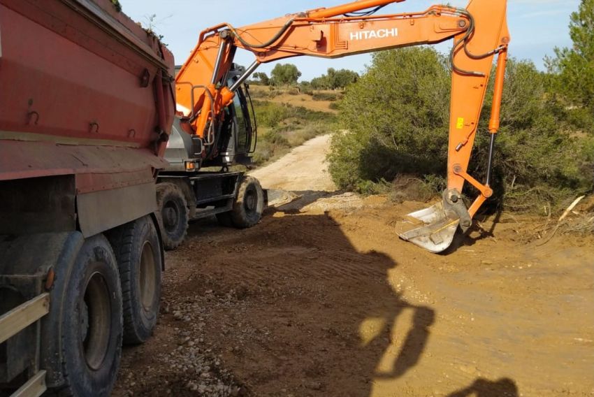 La dana estropea cuatro vales  en Alcañiz en fase de reparación