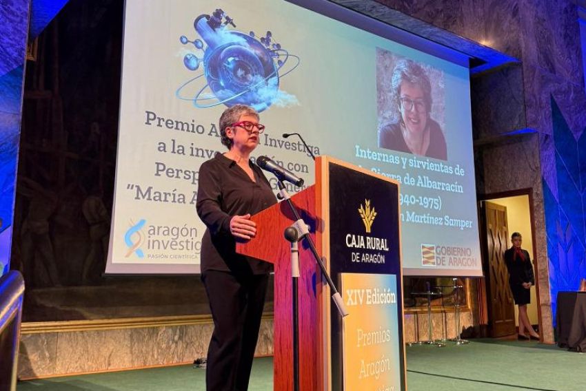 Carmen Martínez Samper, Premio Aragón Investiga a la Investigación con Perspectiva de Género: “Este premio es un homenaje al trabajo invisibilizado de muchas mujeres del medio rural”