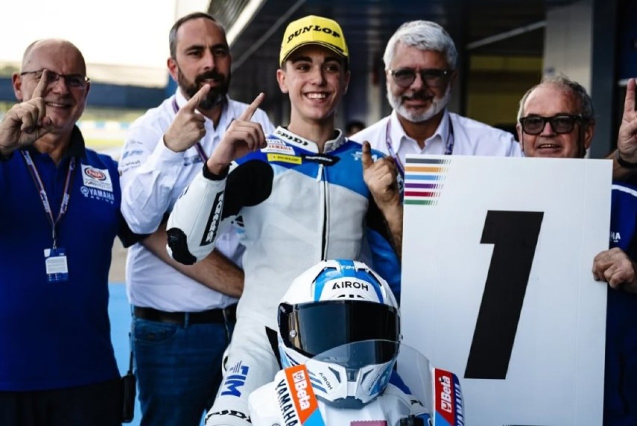 Unai Calatayud, el ‘cicerone’ de Gonzalo Sánchez en Supersport300