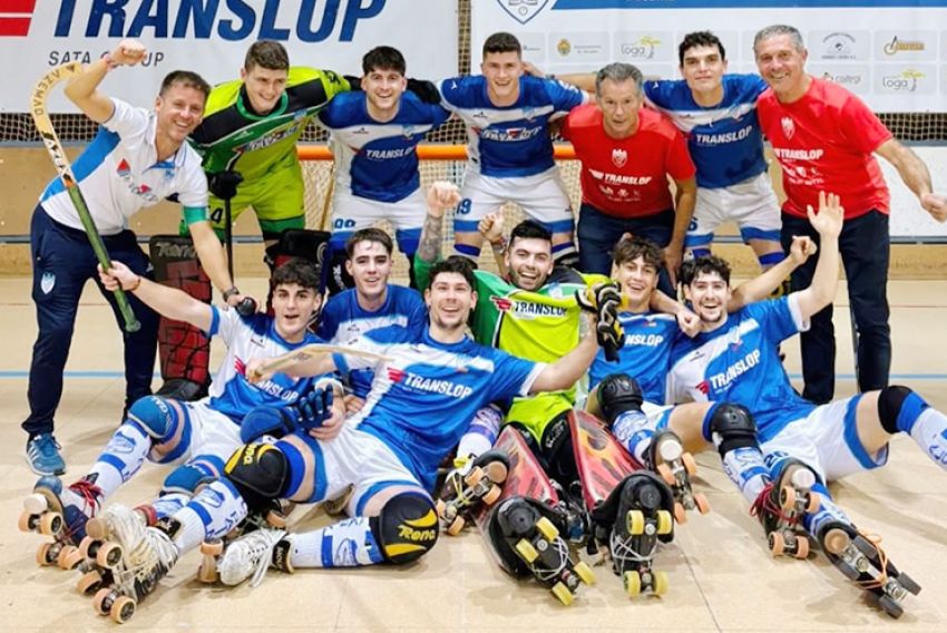 Translop Alcañiz sigue en la zona alta en la Liga Catalana de hockey patines