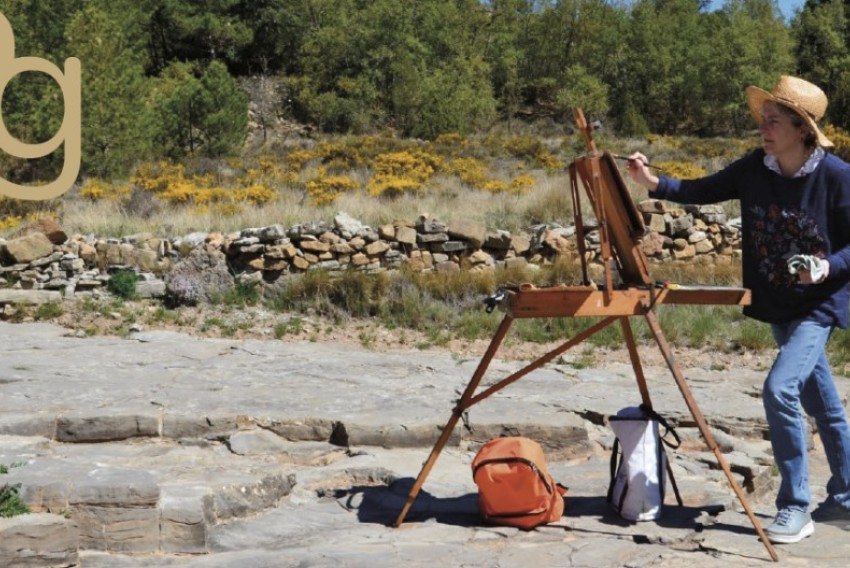 La Fundación Dinópolis edita un nuevo número de la serie Paleoguías sobre el trabajo pictórico en El Castellar