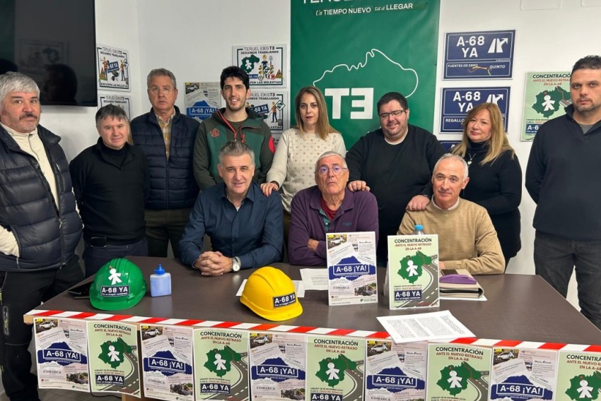 Teruel Existe espera apoyo ciudadano  y político en la concentración por la A-68