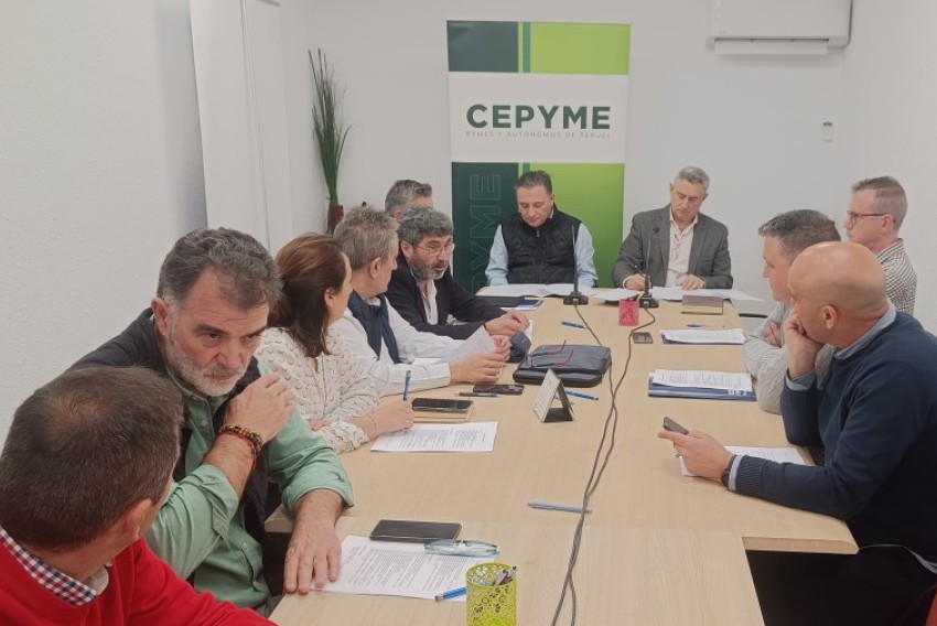 Cepyme Teruel cierra un año de reivindicaciones clave para la supervivencia de las pymes