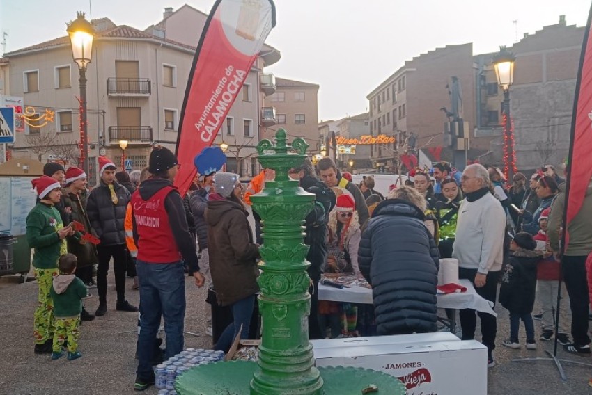 En Calamocha el pavo de la carrera se cambia por un buen jamón turolense