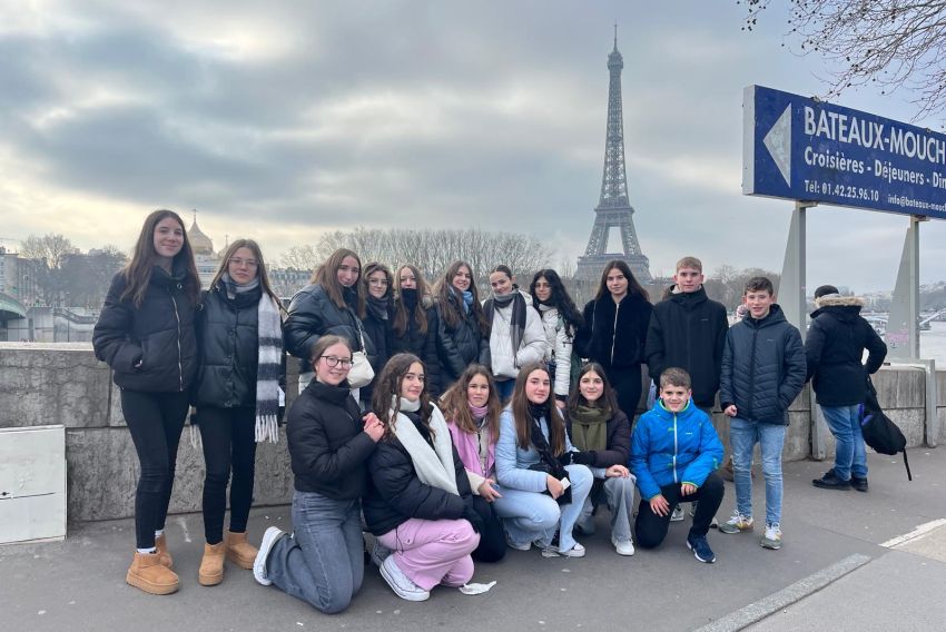 Estudiantes de Secundaria de Teruel y de Cantavieja descubren los encantos de París