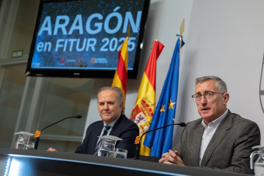 Aragón presume en Fitur de su legado mirando hacia el futuro con un stand que apuesta por la tecnología