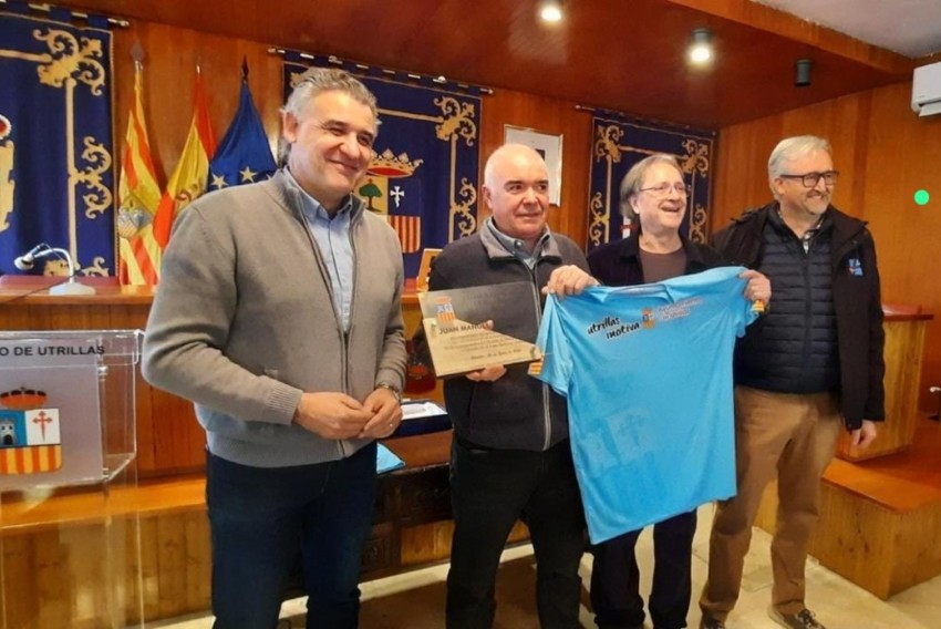 El Ayuntamiento de Utrillas y la Federación Aragonesa de Pesca reconocen a Juan Manuel Losa tras proclamarse Campeón del Mundo de Black Bass desde Embarcación