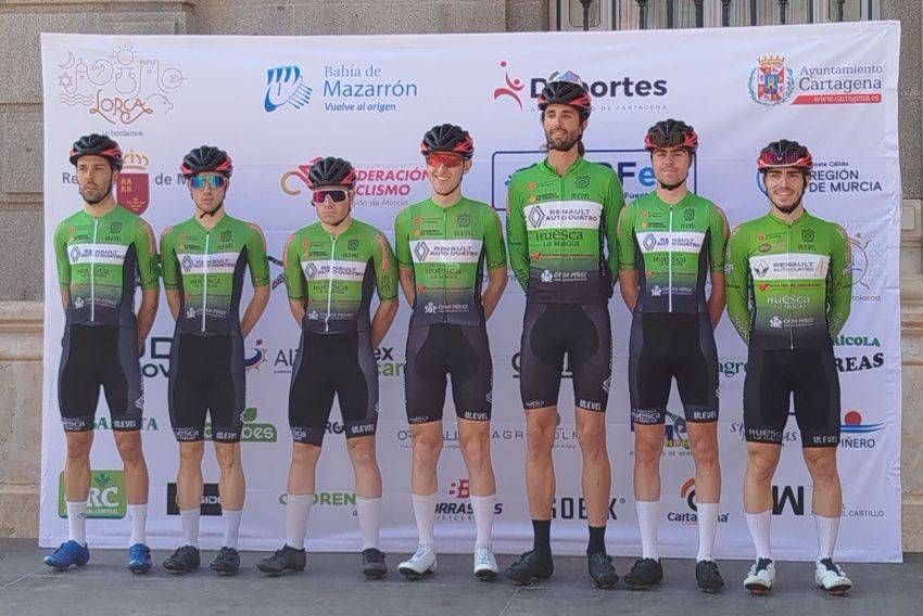 El ciclista Jonás Sancho, referente en la Vuelta al Guadalentín