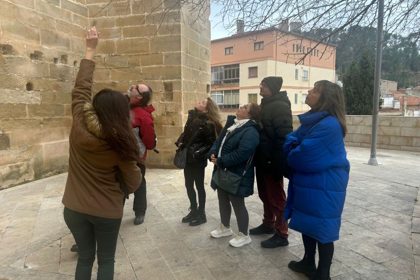 Hasta 170 personas descubren la Torre Gótica de Alcañiz durante la semana de La Concordia