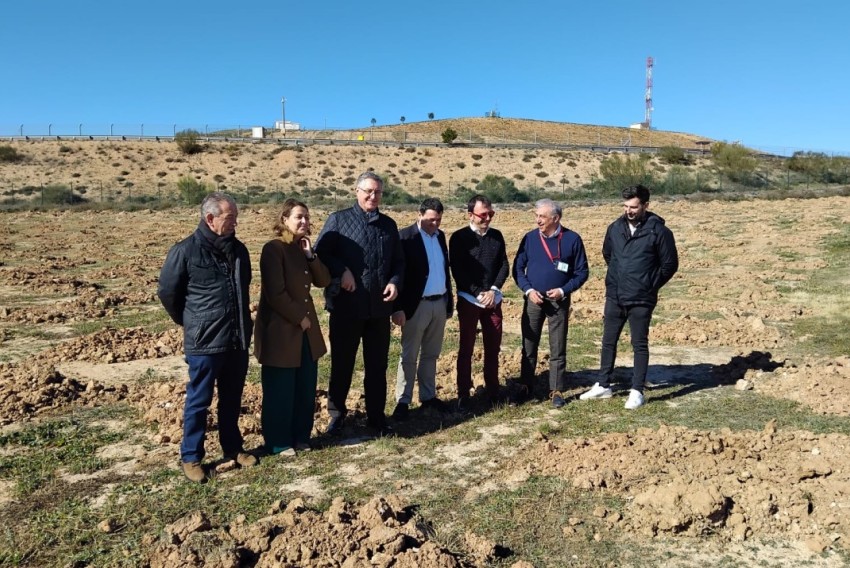 Comienzan las plantaciones para reforestar MotorLand Aragón