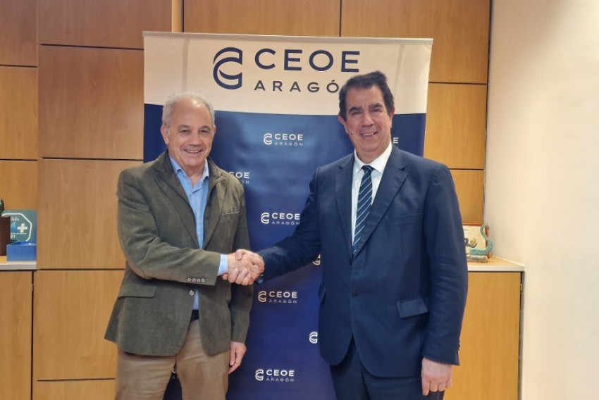 El Clúster Aeroespacial de Aragón se incorpora a CEOE Aragón como miembro asociado