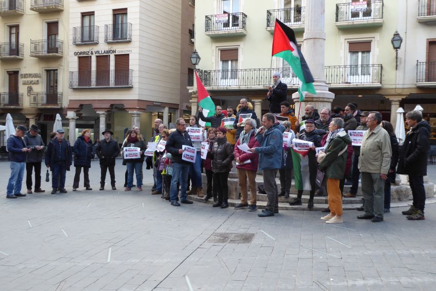 La Asamblea Antibelicista de Teruel pide terminar con las masacres en Gaza