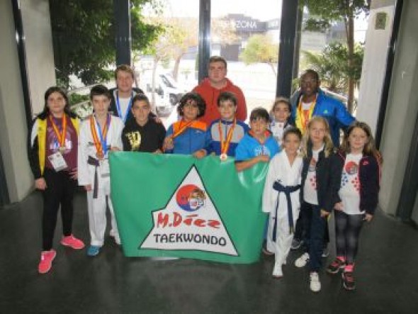 Los torneos autonómicos de taekwondo coronan a los clubes de la provincia