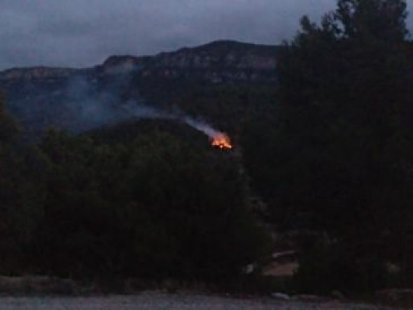 Sofocados dos conatos de incendio en Valderrobres y Monroyo