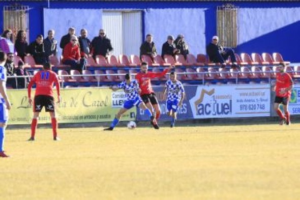 El CD Teruel derrota al Tamarite con un gol en el minuto 87 de partido