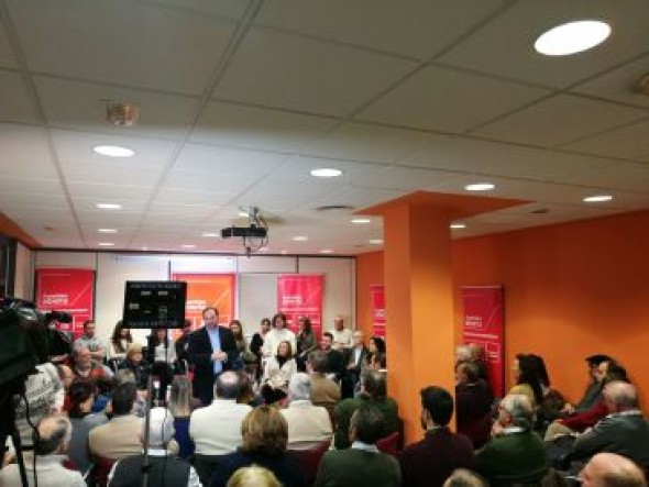 El número dos del PSOE defiende pensiones dignas en Teruel