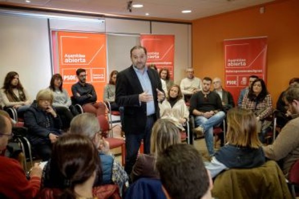 Ábalos advierte en Teruel de que el sistema de pensiones del Gobierno de Rajoy es inviable