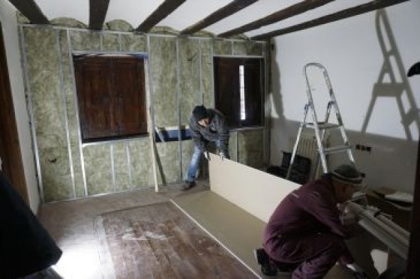 Comienzan los trabajos anuales de restauración de la Fundación Santa María de Albarracín