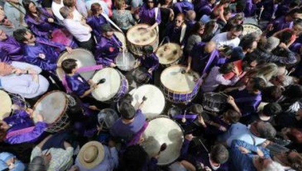 Calanda aguarda con impaciencia la Rompida de la Hora del Viernes Santo