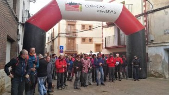 La ruta senderista de Cuencas Mineras  K-Mina recorre el trayecto entre Alcaine y Obón