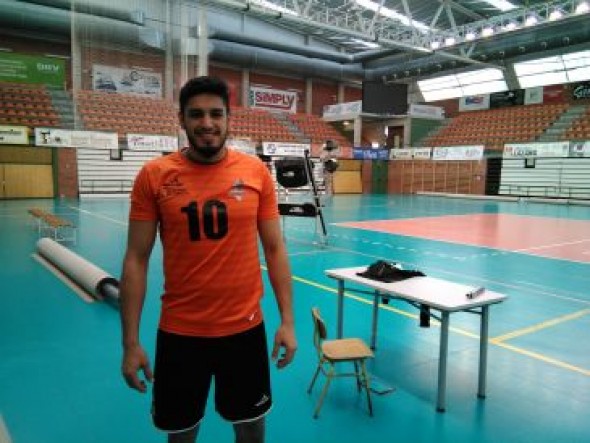 El colocador del CV Teruel Pedro Rangel, MVP del fin de semana