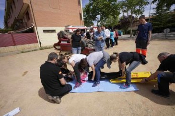 Los enfermeros turolenses se forman en la atención en accidentes de tráfico