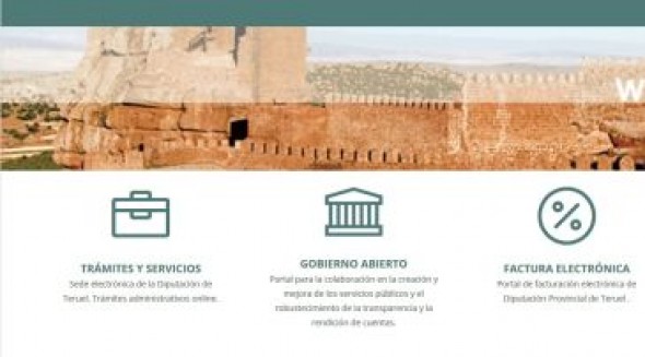 El Portal de Gobierno Abierto de la Diputación de Teruel ya está disponible en la web de la institución