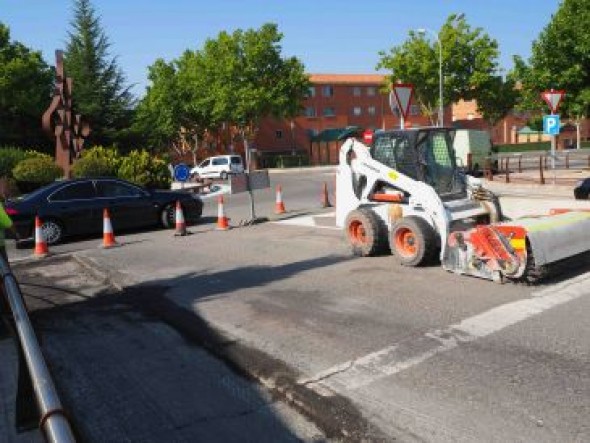 La  vía perimetral se corta este miércoles al tráfico en sentido carretera 
de Alcañiz-Fuenfresca