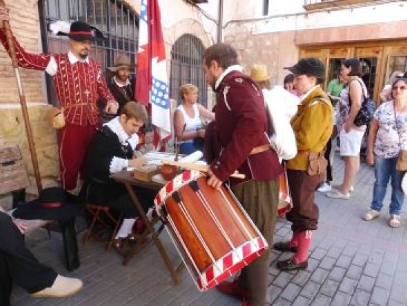 Gea de Albarracín recibe a los gallardos soldados de los Tercios españoles del siglo XVII