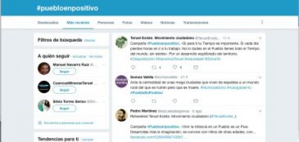 Teruel Existe lanza la nueva campaña #Puebloenpositivo en redes sociales