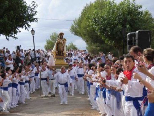 Calamocha vive la jornada más tradicional de sus fiestas con el baile a San Roque