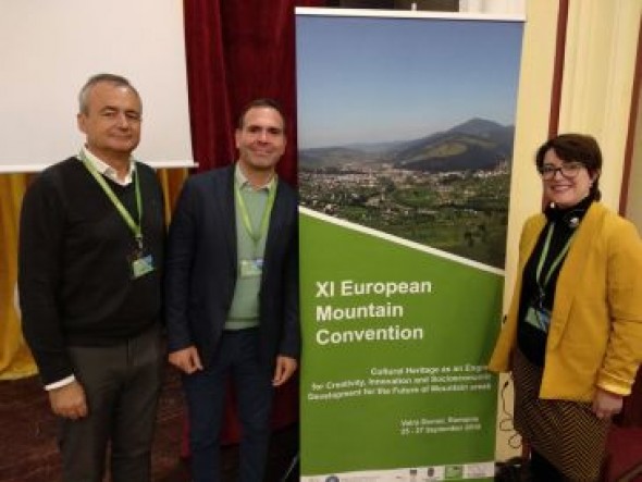 La Diputación de Teruel asiste a la XI Convención Europea de las Montañas celebrada en Rumanía